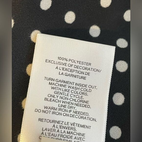 Express Portofino Slim Fit Polka Dot Shirt w/Embroidery M - Picture 9 of 9